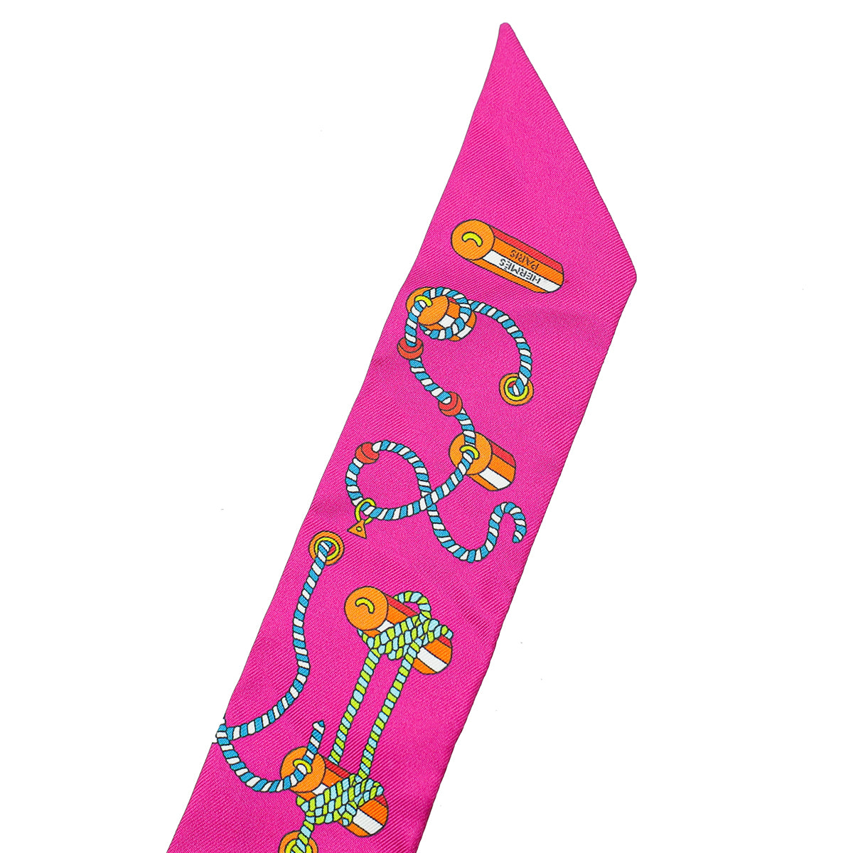 Hermes Tricolor Cordages Silk Twilly-Hermes-THE CLOSET