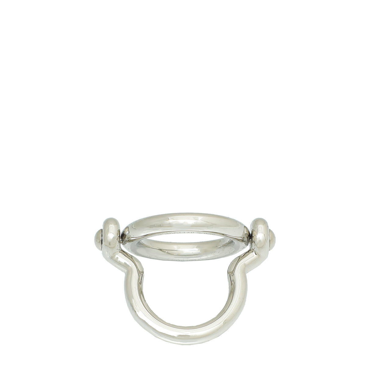 Hermes Palladium Scarf Ring-Hermes-THE CLOSET