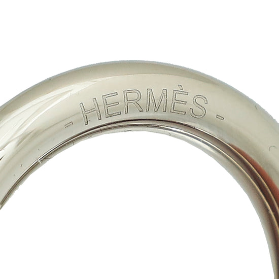 Hermes Palladium Scarf Ring