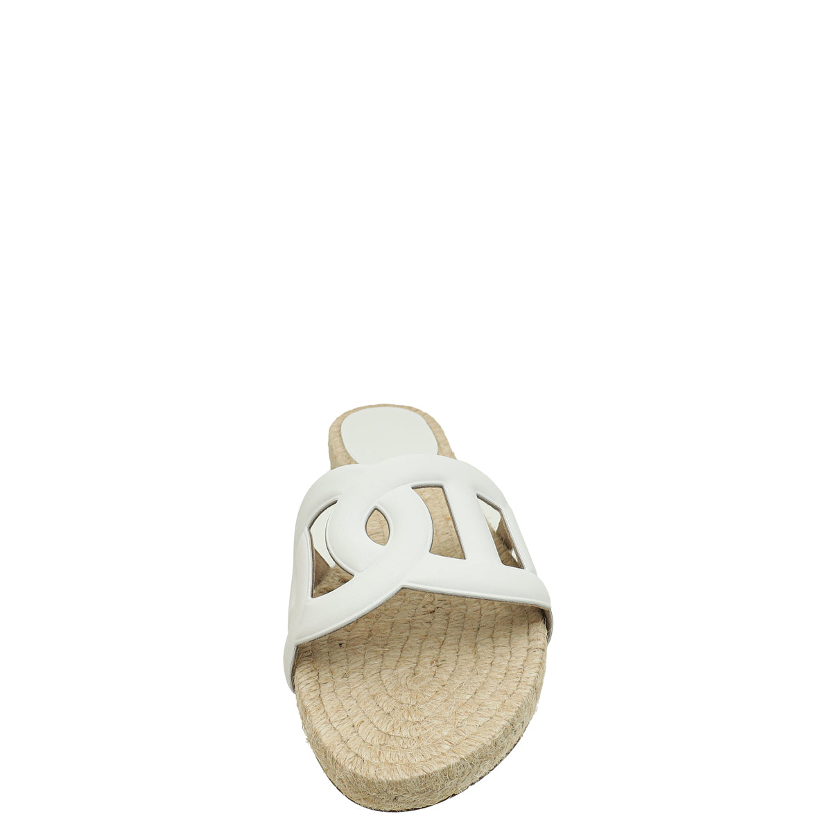 Hermes Blanc Famosa Espadrille 38-Hermes-THE CLOSET