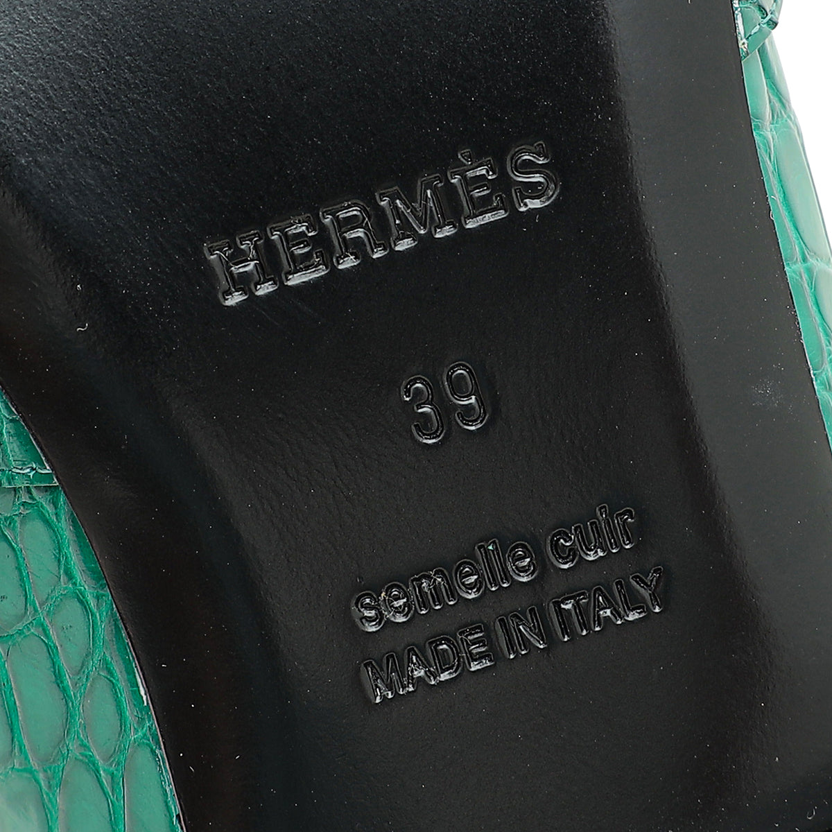 Hermes Vert Emeraudeoz Alligator Mississippiensis Mules 39 – THE