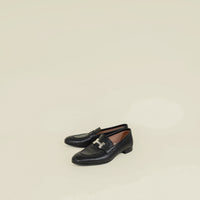 Hermes Noir Paris Loafer 37