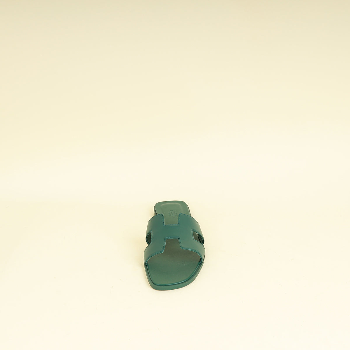 Hermes Vert Viride Oran Sandals 40