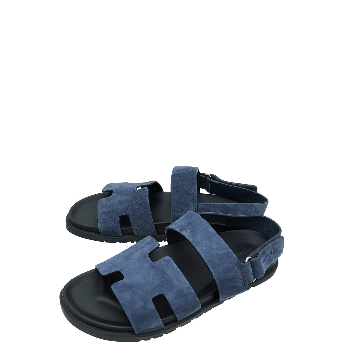 Hermes Bleu Céleste Suede Genius Sandal 42-Hermes-THE CLOSET