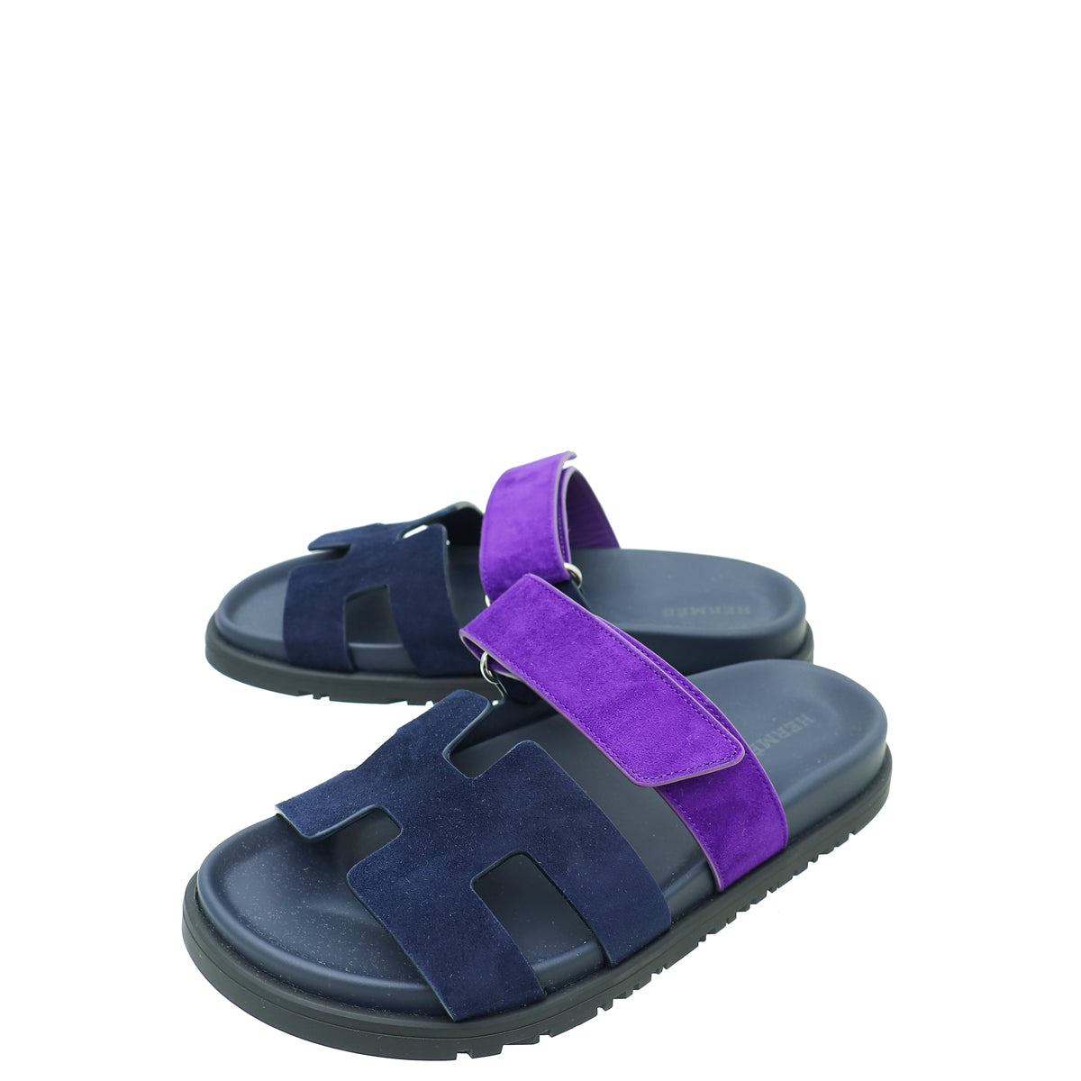 Hermes Bicolor Chypre Goatskin Sandal 35.5-Hermes-THE CLOSET