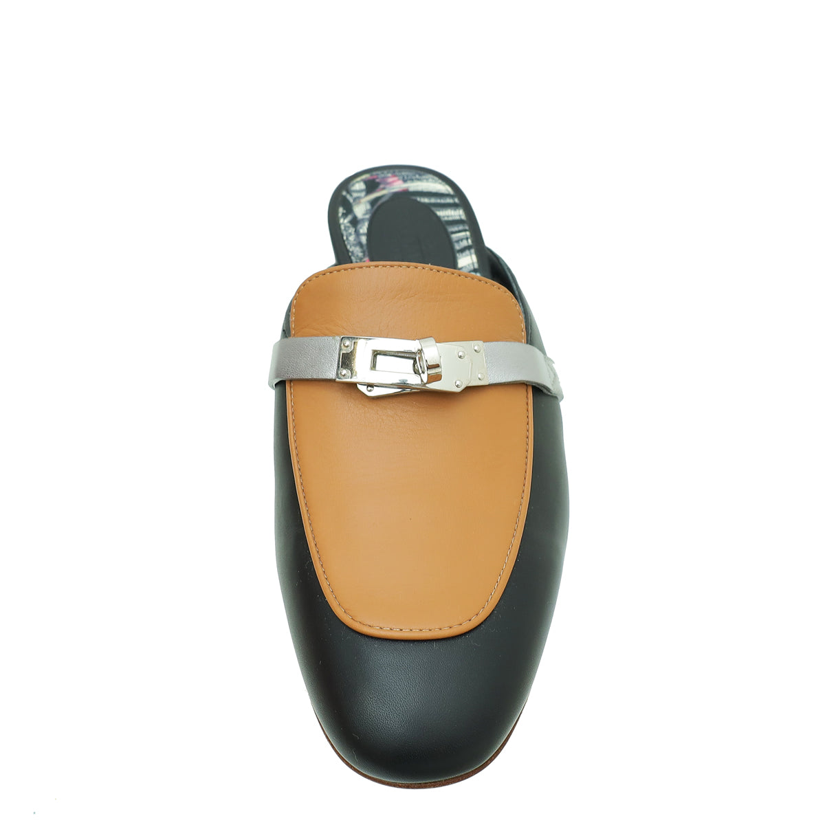 Hermes Tricolor Oz Nappa Mules 36.5-Hermes-THE CLOSET