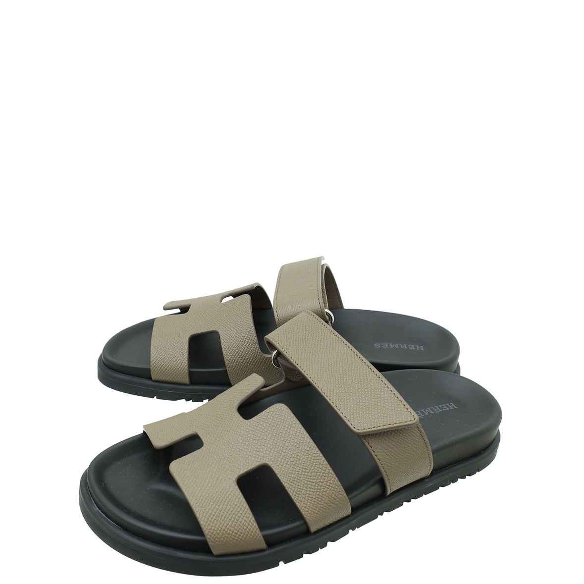 Hermes Etoupe Chypre Sandals 36-Hermes-THE CLOSET