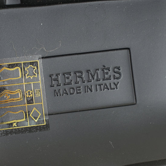 Hermes Noir Fresh Ankle Boot 36