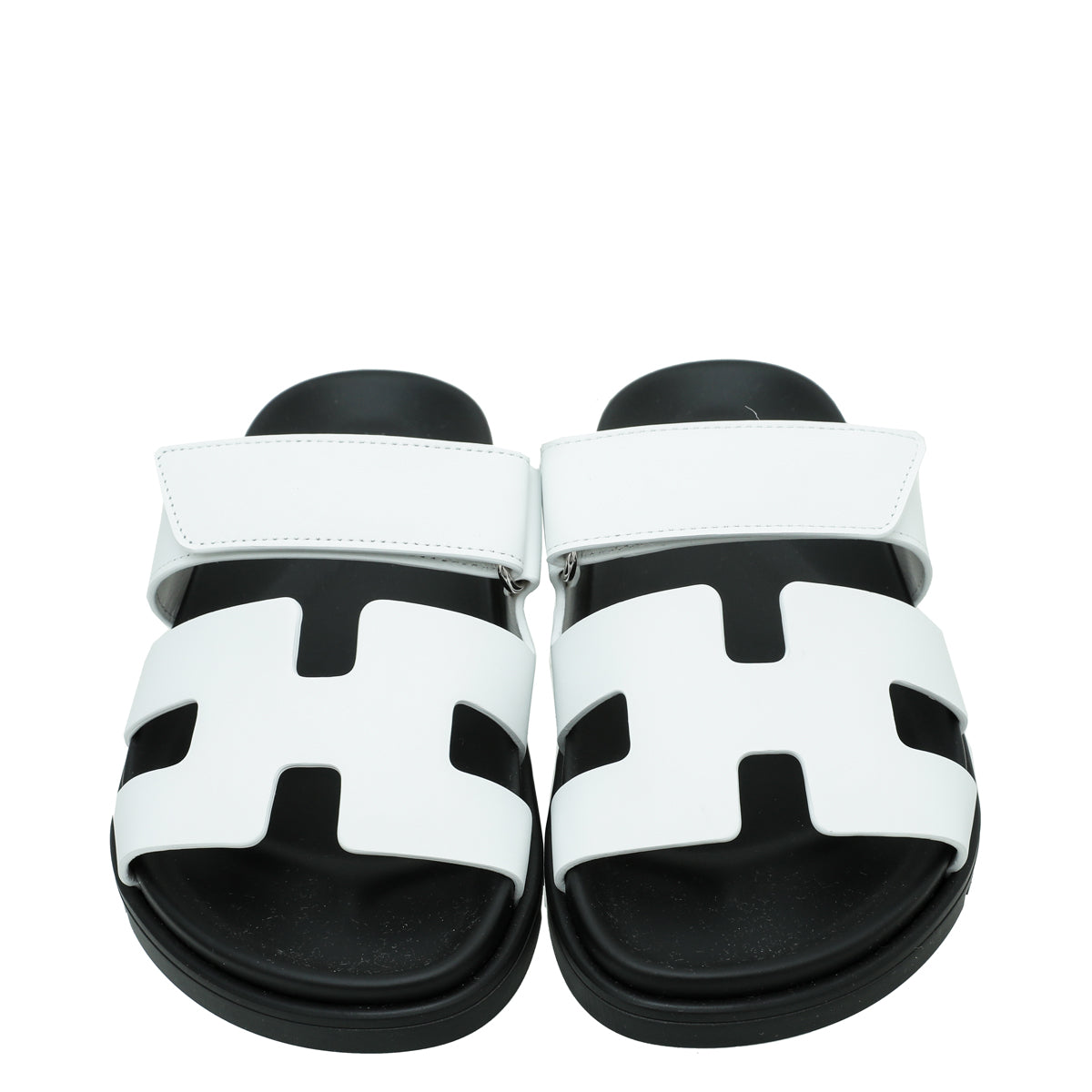 Hermes Blanc Chypre Sandals 36