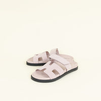 Hermes Rose Porcelaine Chypre Sandals 36