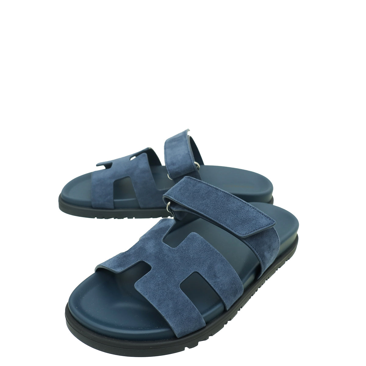 Hermes Bleu Céleste Chypre Goatskin Sandal 37.5-Hermes-THE CLOSET