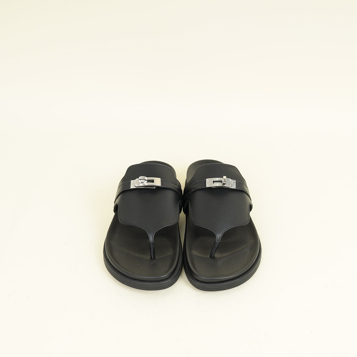 Hermes Noir Empire Sandal 37.5