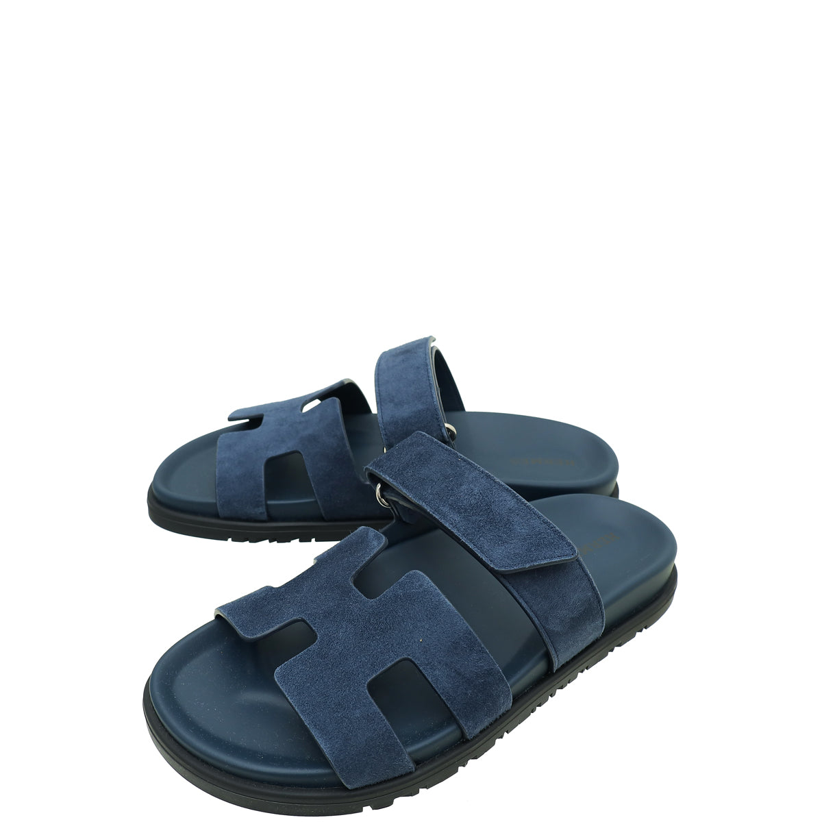 Hermes Bleu Celeste Chypre Goatskin Sandal 37-Hermes-THE CLOSET