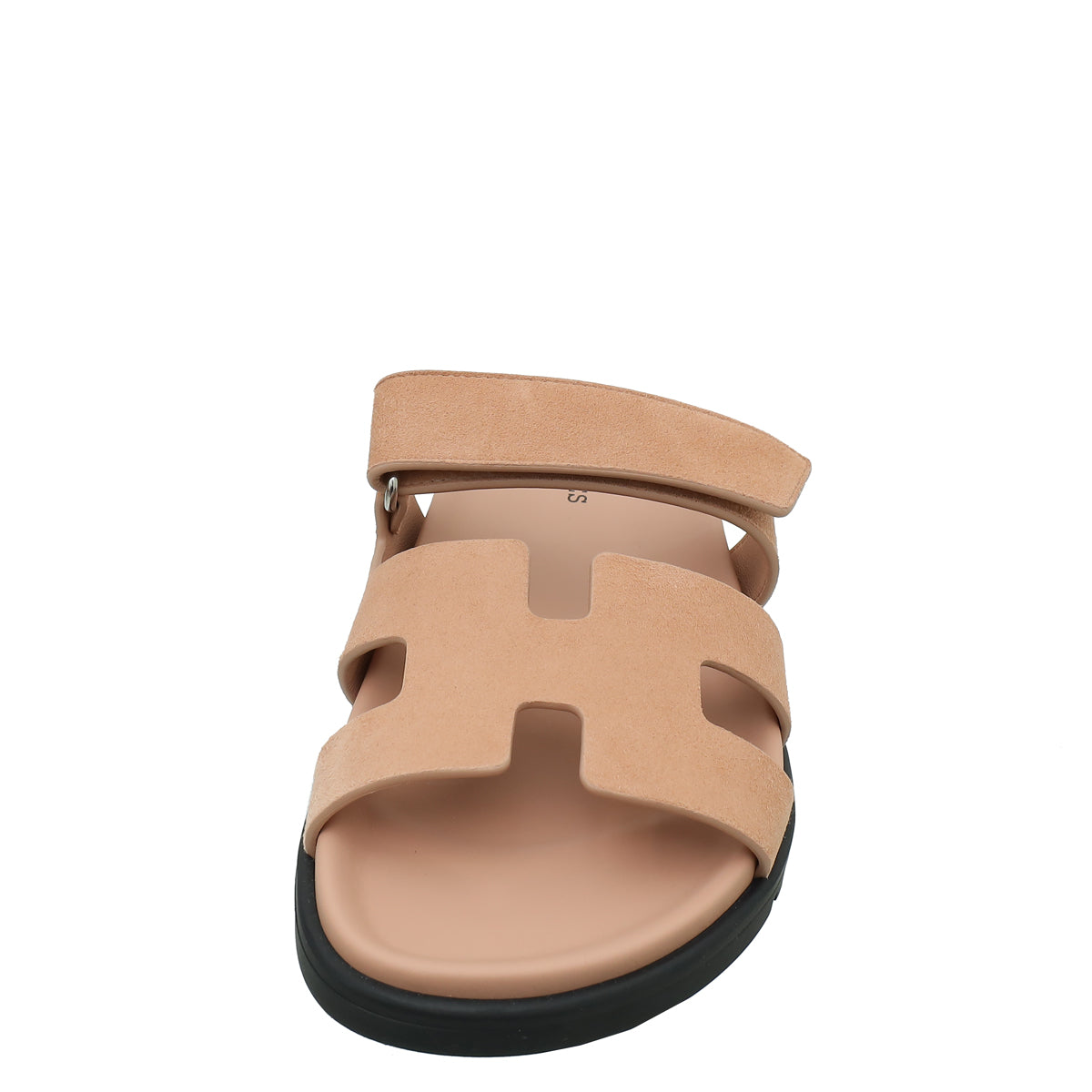 Hermes Rose Porcelain Suede Chypre Sandals 37-Hermes-THE CLOSET