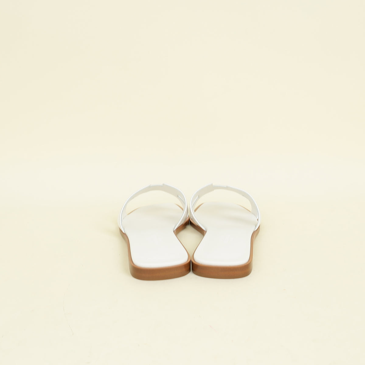 Hermes Blanc Oran Sandal 37
