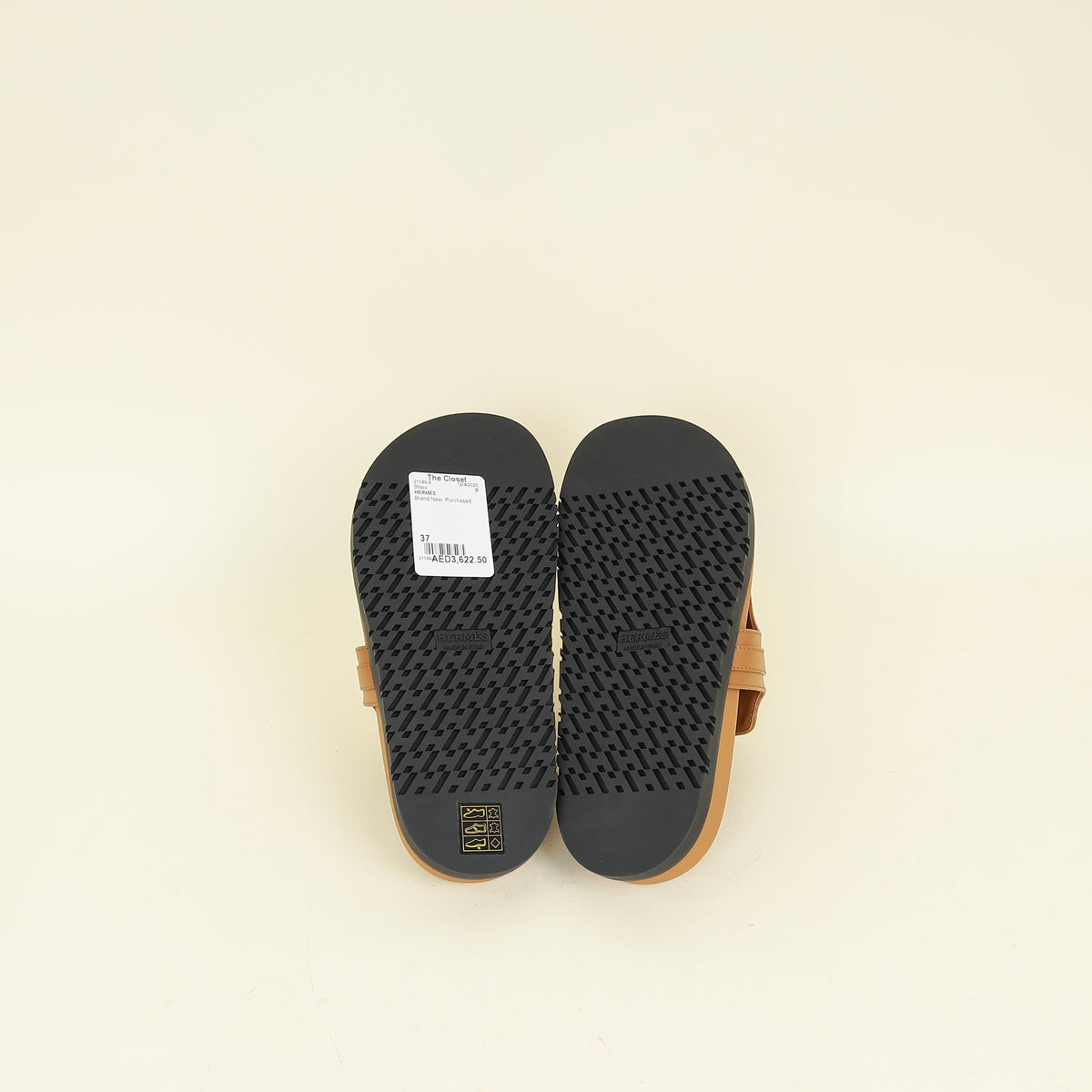 Hermes Gold Empire Sandal 37