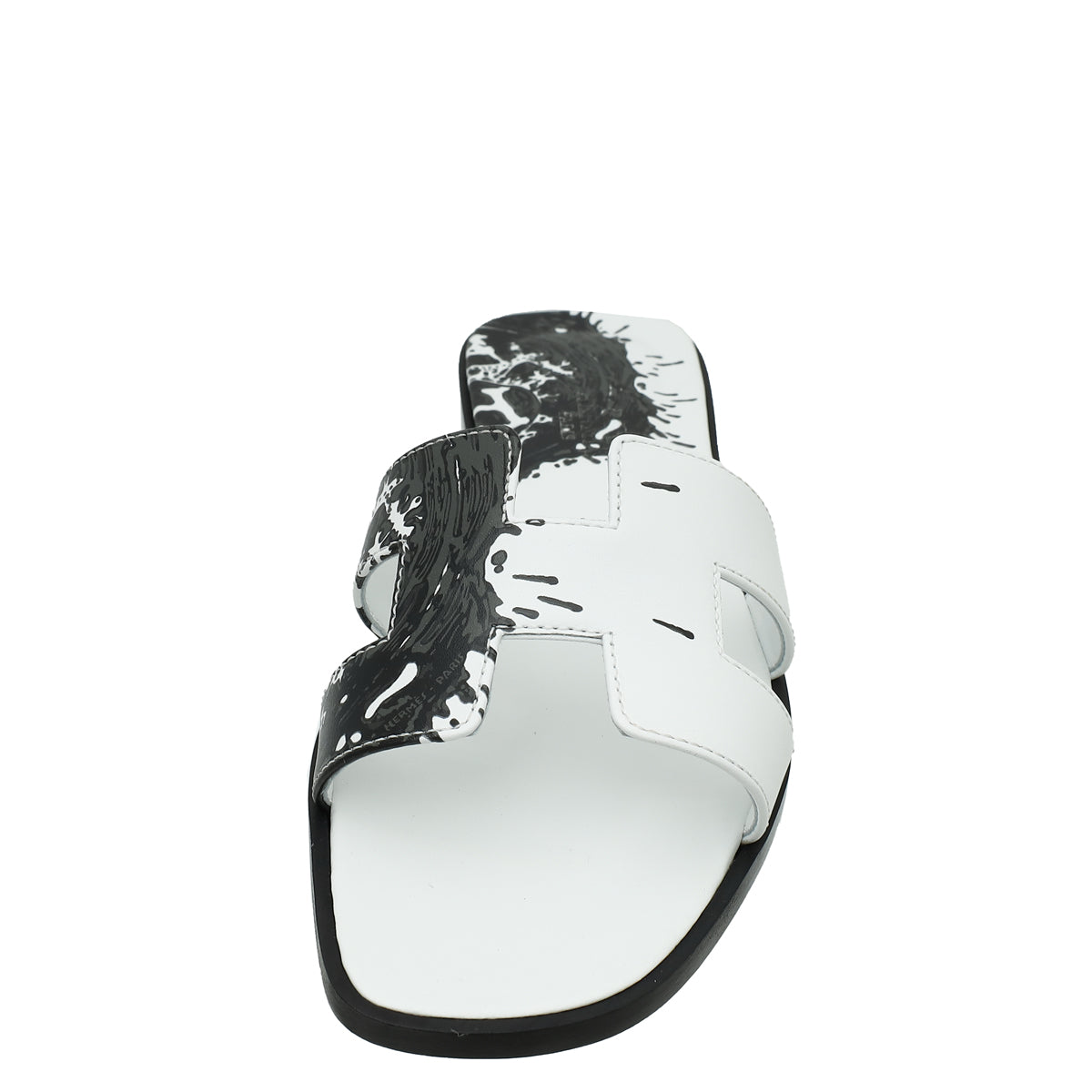 Hermes Bicolor Oran Sandal 37-Hermes-THE CLOSET