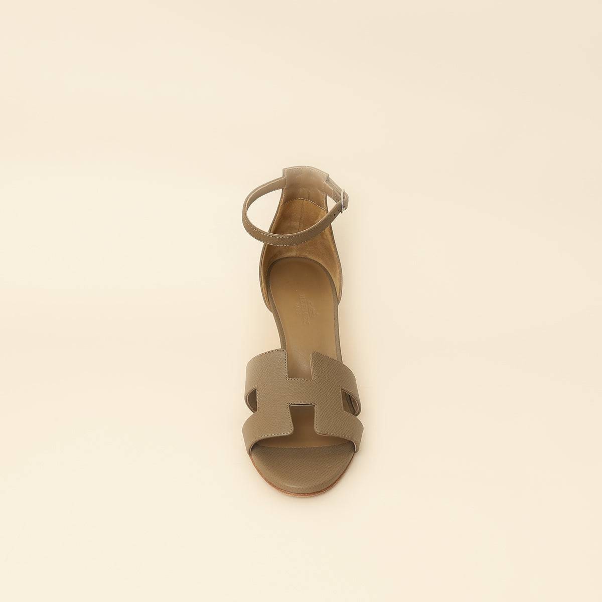 Hermes Etoupe Legend Sandals 37-Hermes-THE CLOSET
