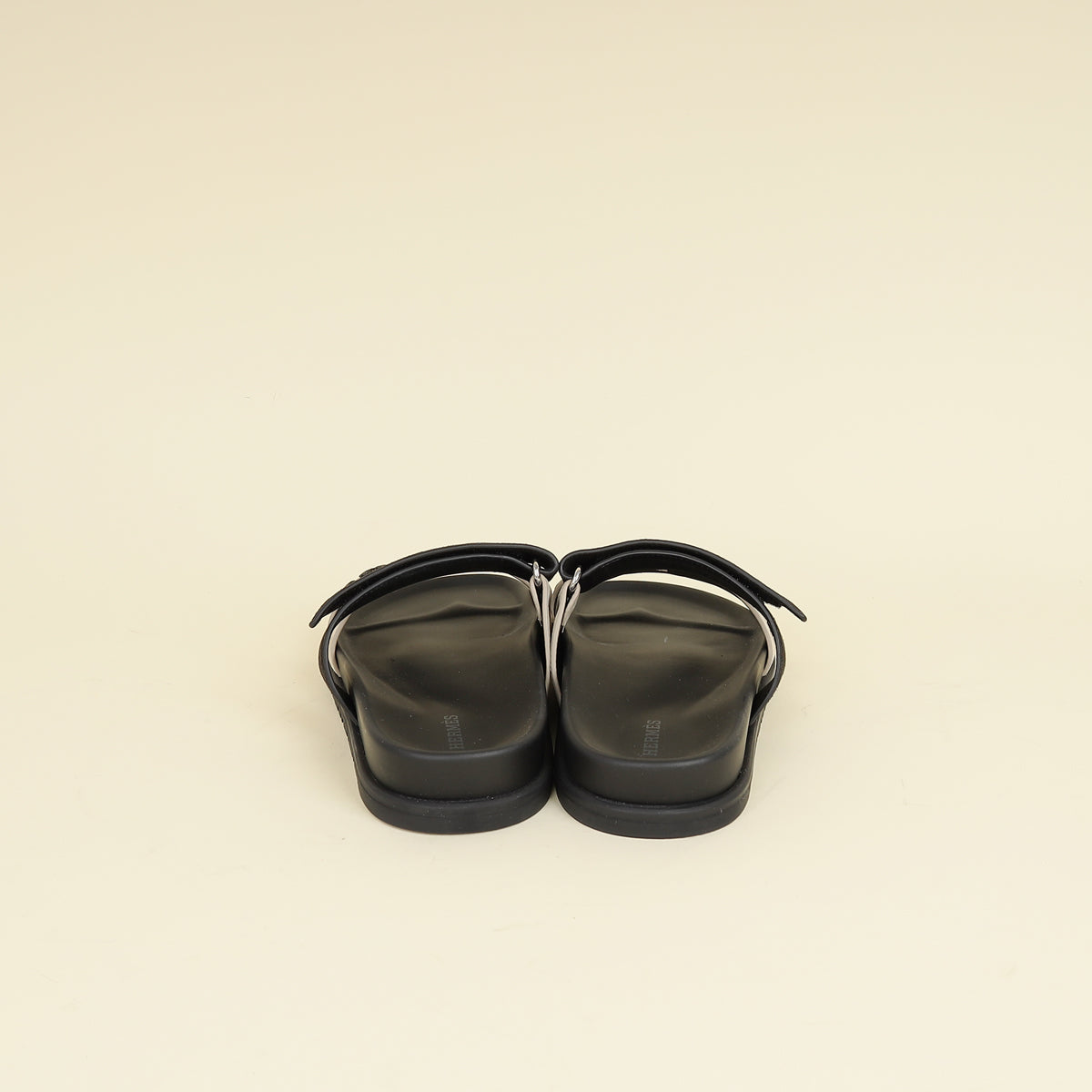 Hermes Bicolor Tufted Leopard Chypre Sandals 37-Hermes-THE CLOSET