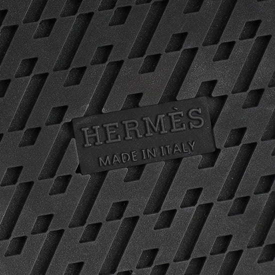 Hermes Bicolor Tufted Leopard Chypre Sandals 37-Hermes-THE CLOSET
