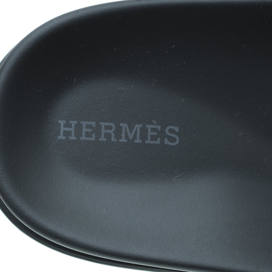 Hermes Bicolor Chypre Sandals 37
