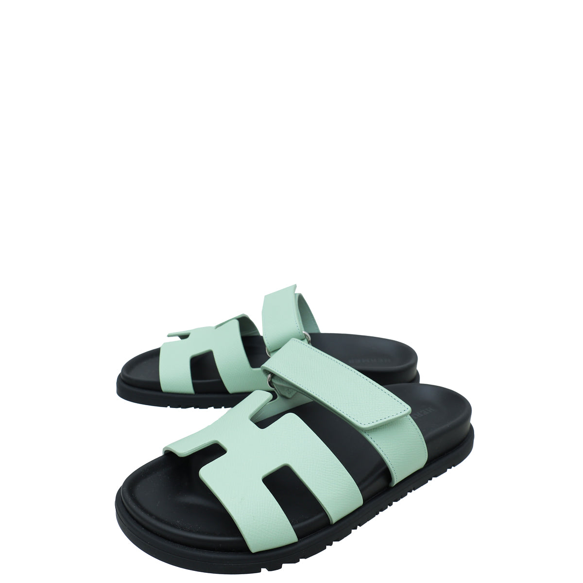 Hermes Vert Jade Chypre Sandal 37-Hermes-THE CLOSET