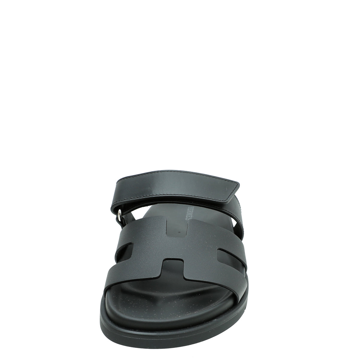 Hermes Noir Chypre Sandals 37-Hermes-THE CLOSET