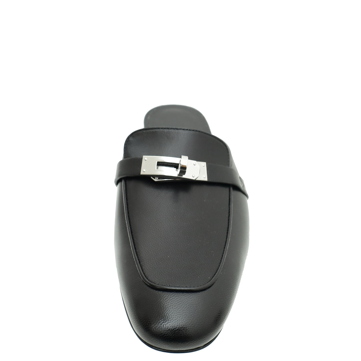 Hermes Noir OZ Mules 38.5