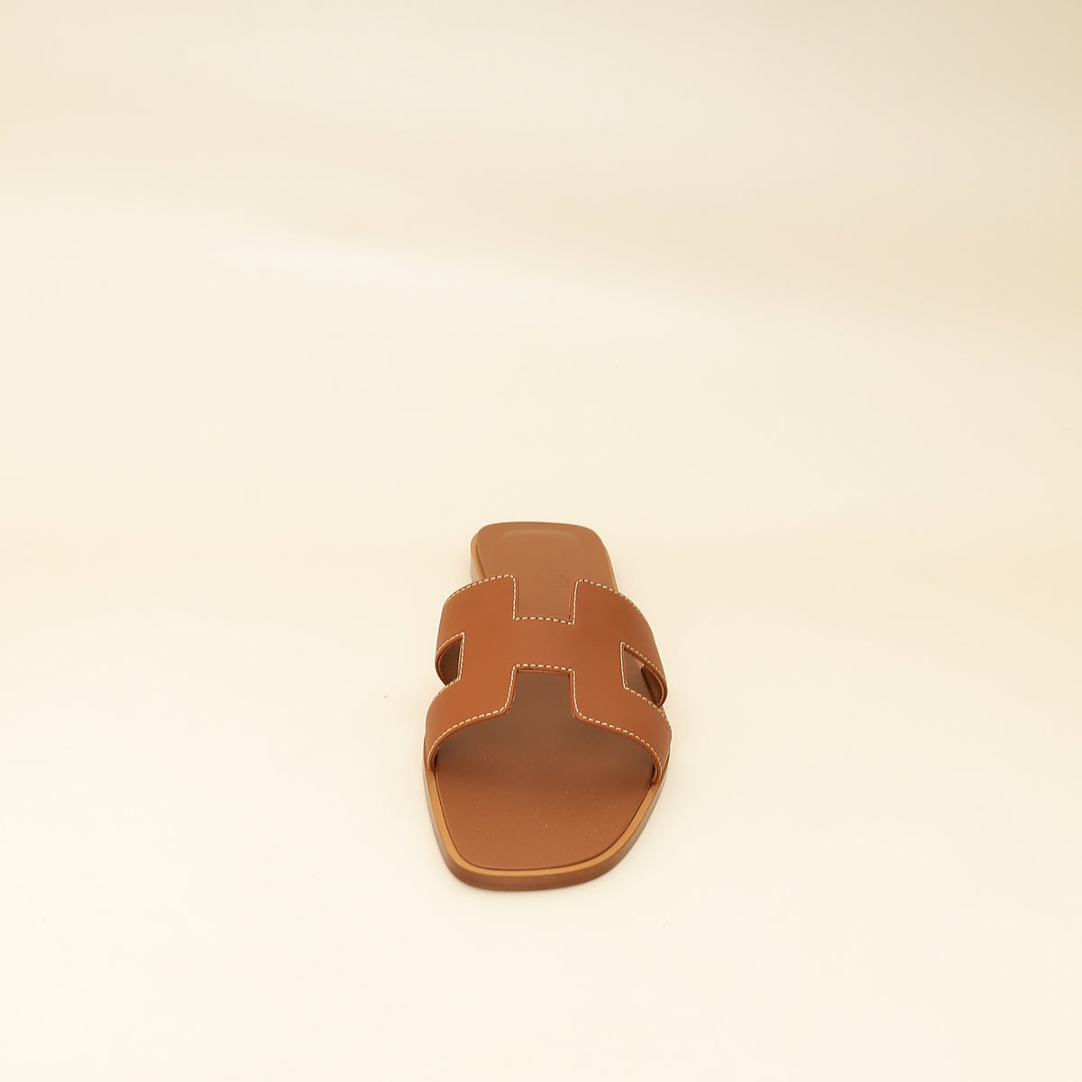 Hermes Gold Oran Sandal 38.5-Hermes-THE CLOSET