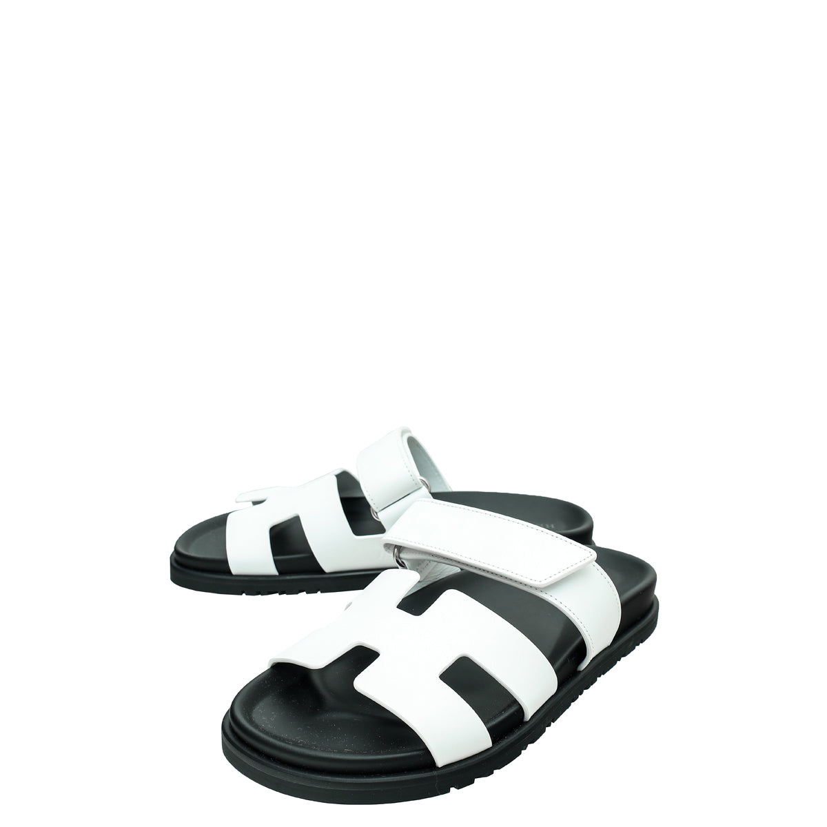Hermes Blanc Chypre Sandal 38.5-Hermes-THE CLOSET