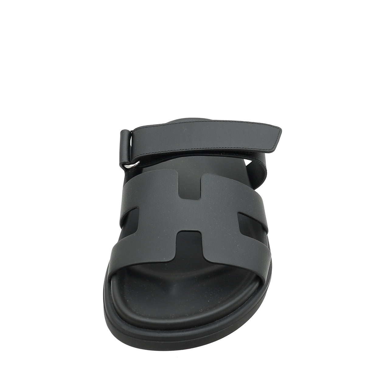 Hermes Noir Chypre Sandal 38-Hermes-THE CLOSET