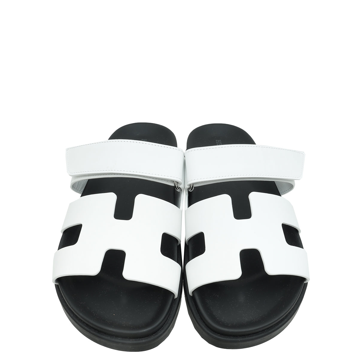 Hermes Blanc Chypre Sandals 38