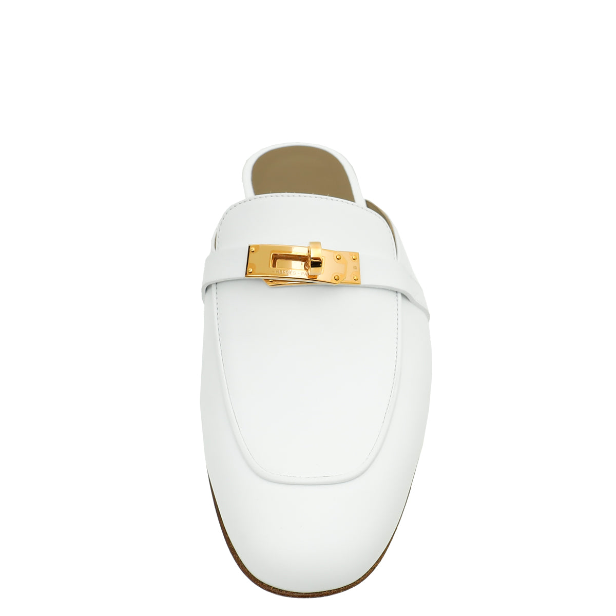 Hermes Blanc OZ Mules 38-Hermes-THE CLOSET