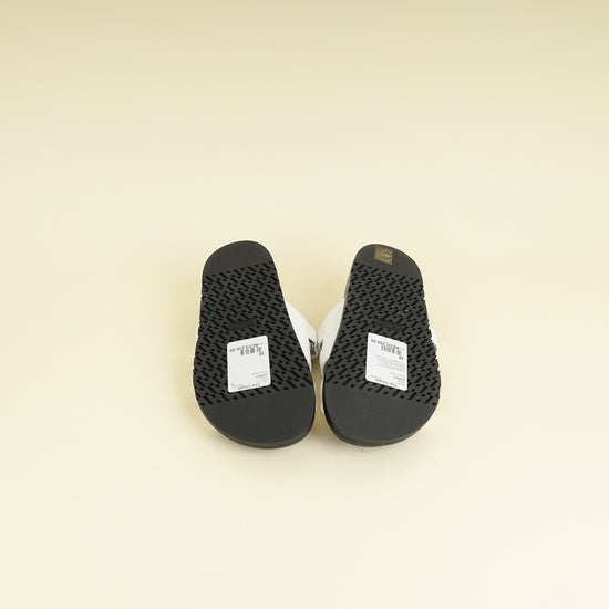 Hermes Blanc Chypre Sandal 38