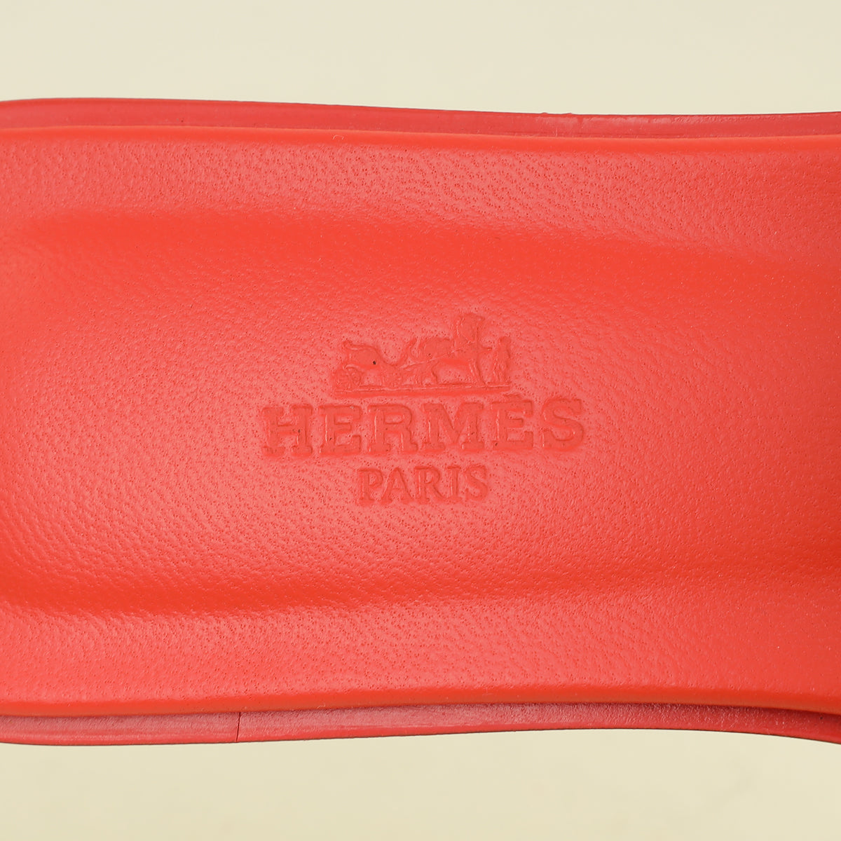 Hermes Orange Capucine Oran Sandal 38