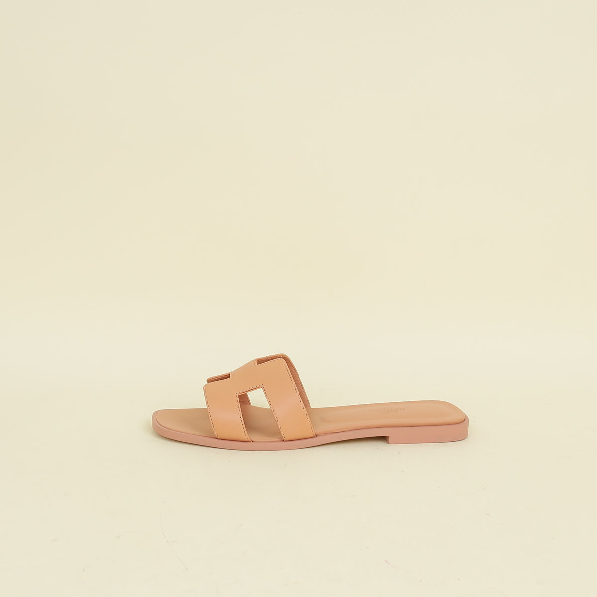 Hermes Granit Rose Oran Sandal 38