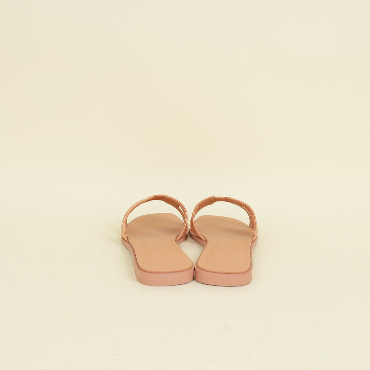 Hermes Granit Rose Oran Sandal 38