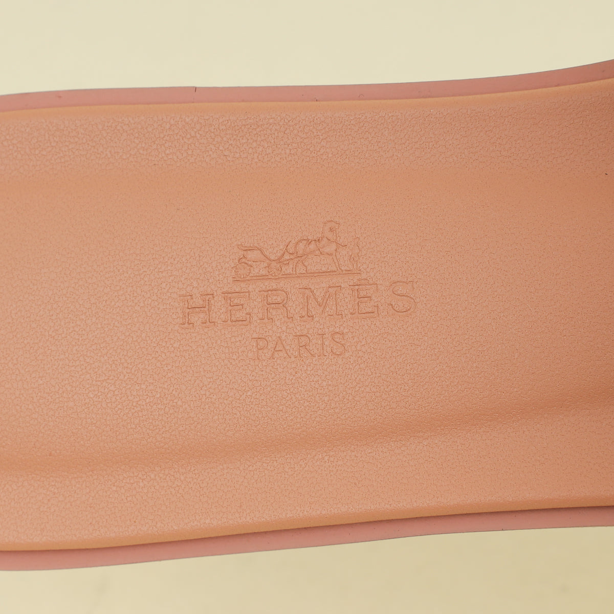 Hermes Granit Rose Oran Sandal 38