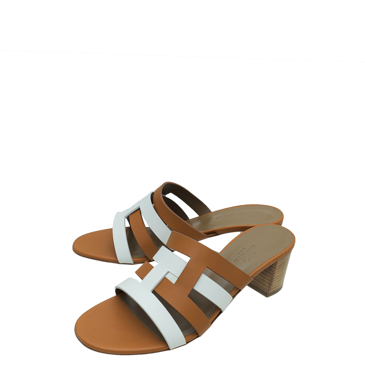 Hermes Bicolor Amica Sandal 38-Hermes-THE CLOSET