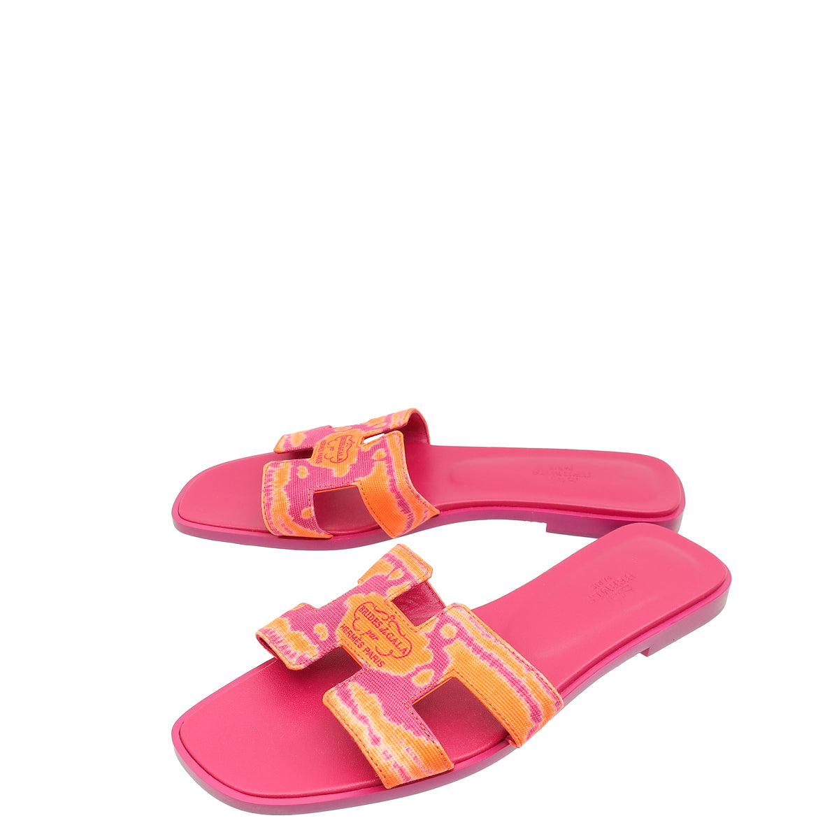 Hermes Bicolor Brides de Gala Oran Sandal 38-Hermes-THE CLOSET