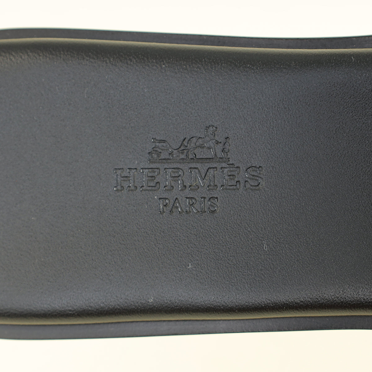 Hermes Noir Giulia Sandal 39.5