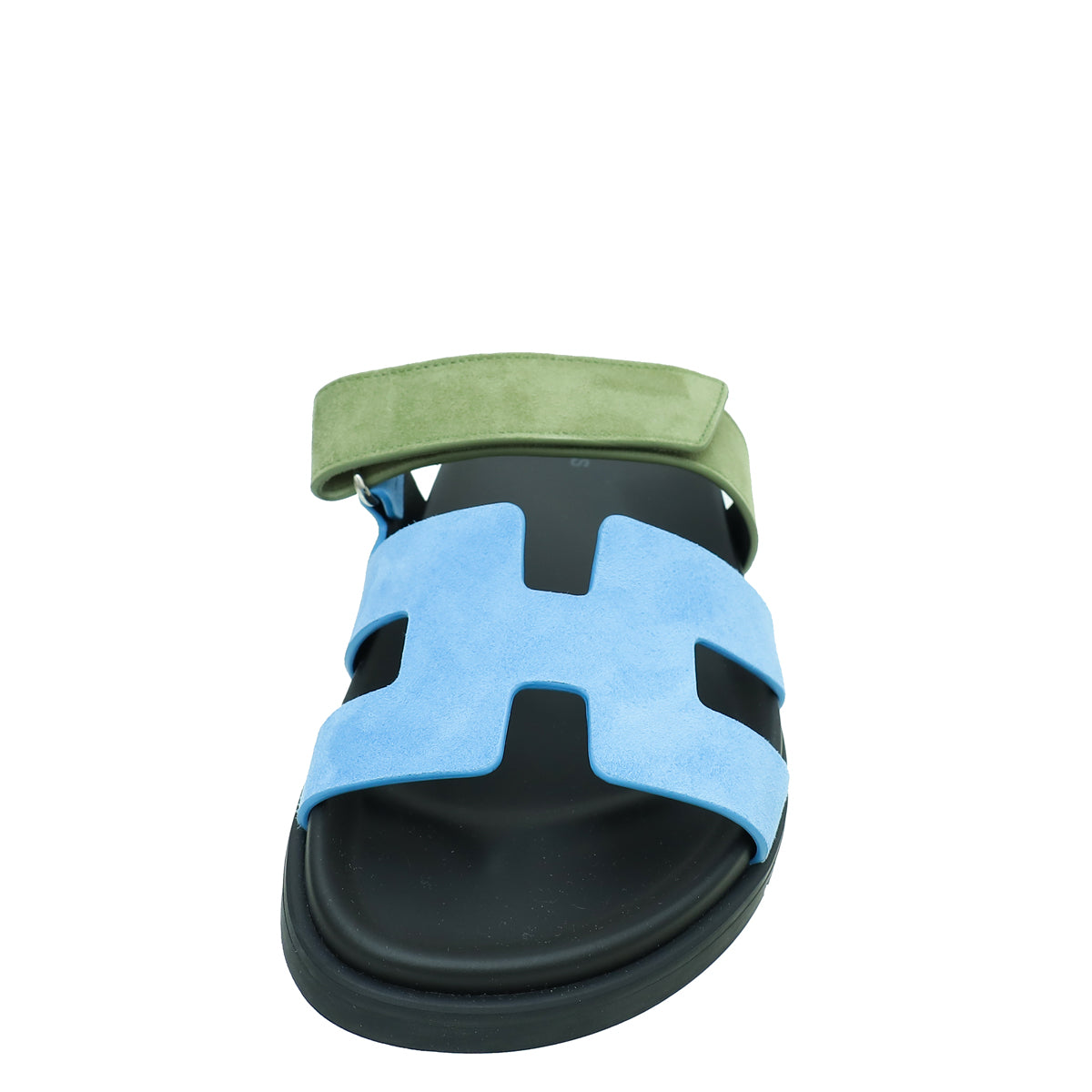 Hermes Bicolor Suede Goatskin Chypre Sandals 39.5-Hermes-THE CLOSET