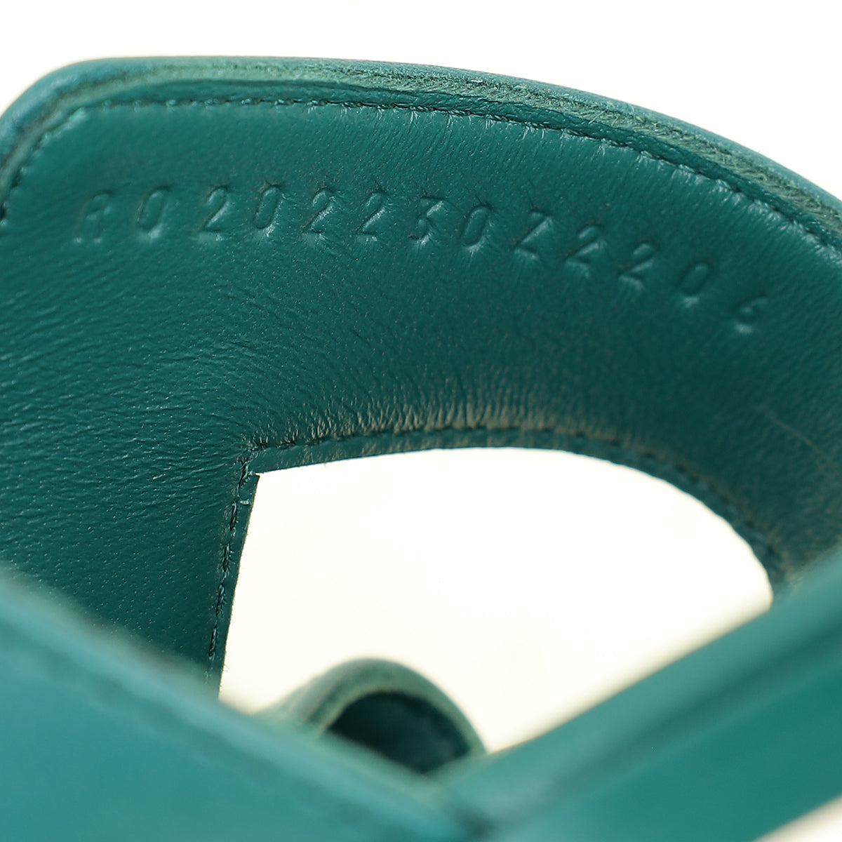 Hermes Vert Viride Oran Sandals 39.5