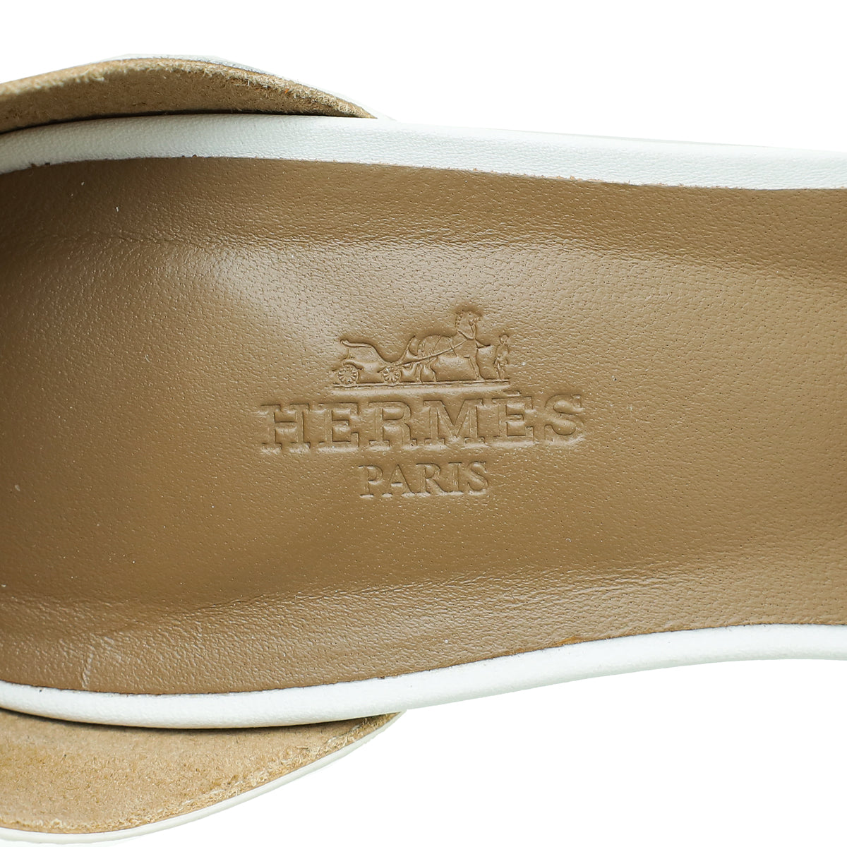 Hermes Blanc Legend Sandal 39