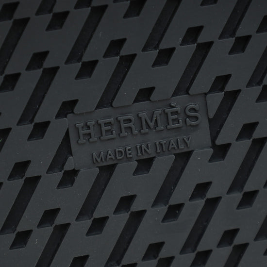 Hermes Noir Chypre Sandal 39