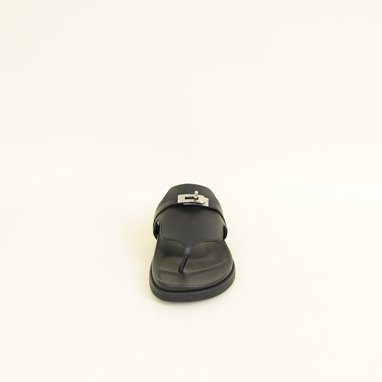 Hermes Noir Empire Sandal 39
