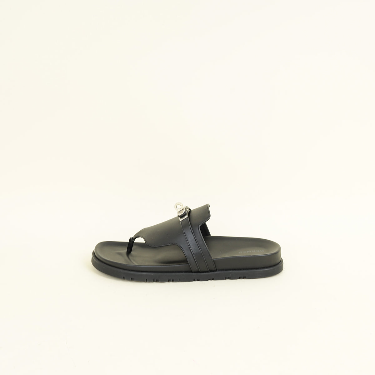Hermes Noir Empire Sandal 39