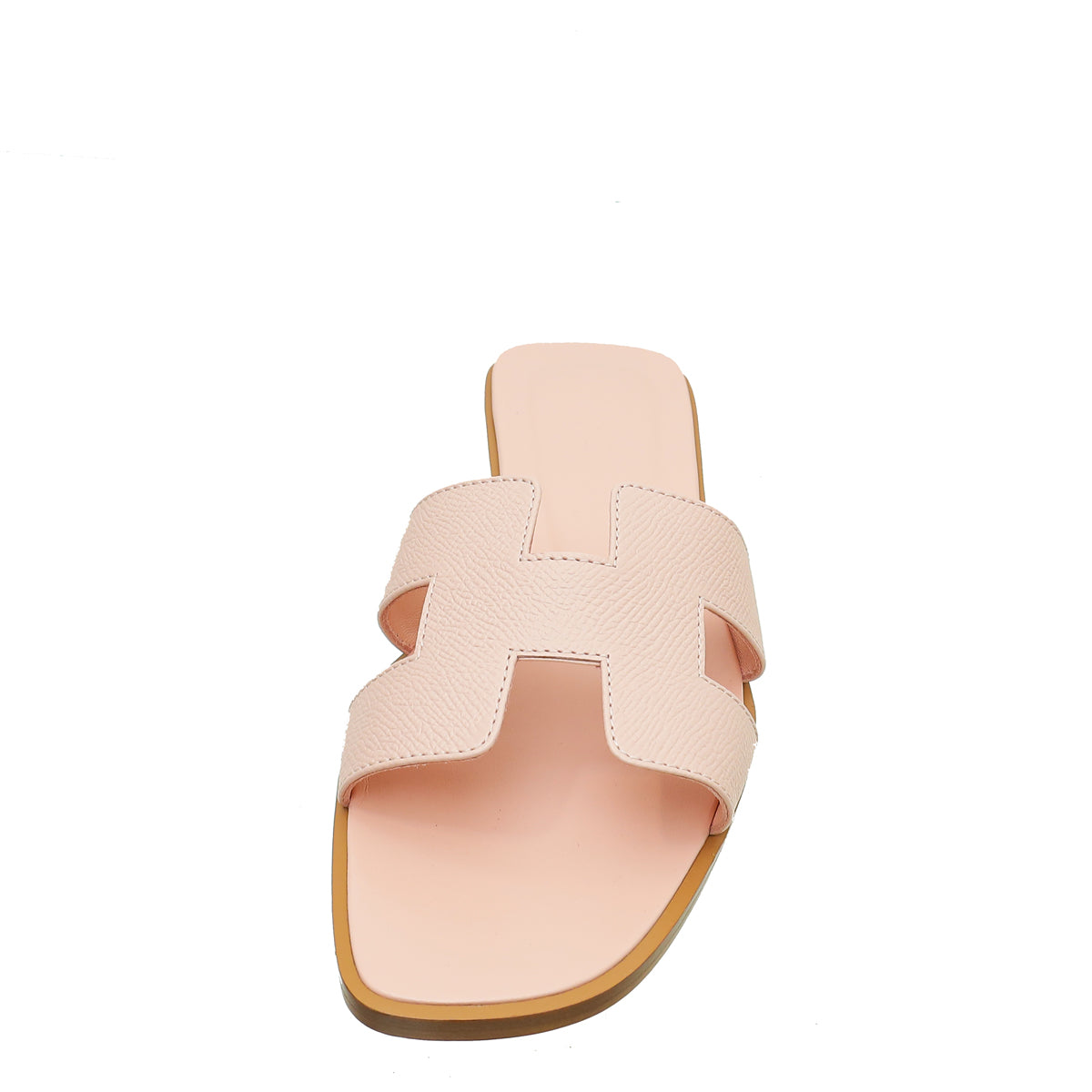 Hermes Rose Pale Oran Sandal 39-Hermes-THE CLOSET