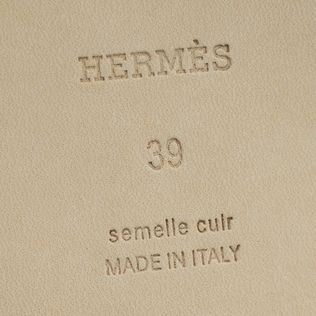 Hermes Rose Pale Oran Sandal 39