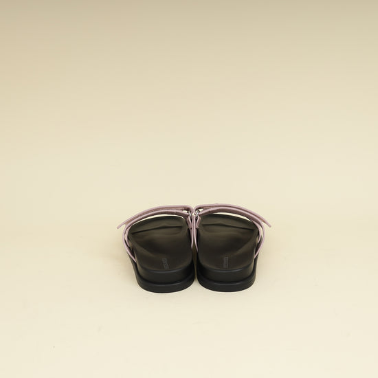 Hermes Rose Cancan Chypre Sandals 39-Hermes-THE CLOSET